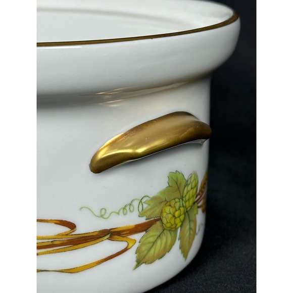 Royal Worcester EVESHAM Gold 2.5 QT Casserole with Lid England Vintage Retired - Picture 16 of 16